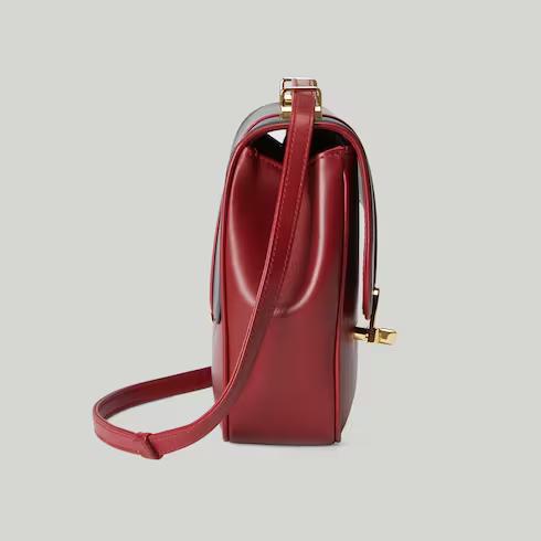 Túi Gucci Equestrian Inspired Shoulder Bag Nữ Màu Xanh Dương Đỏ