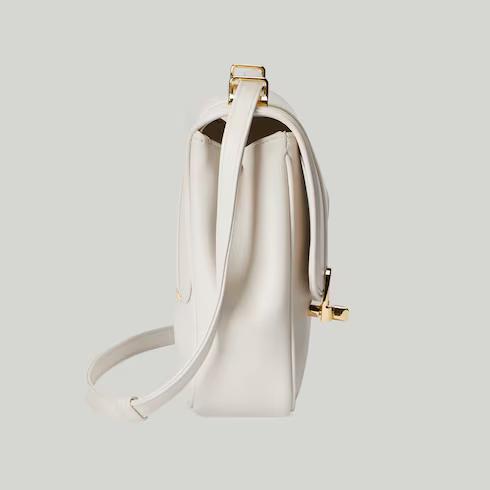 Túi Gucci Equestrian Inspired Shoulder Bag Nữ Màu Trắng