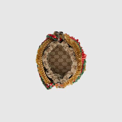 Túi Gucci Mini Interlocking G Top Handle Bag Nữ Màu Nâu Đỏ