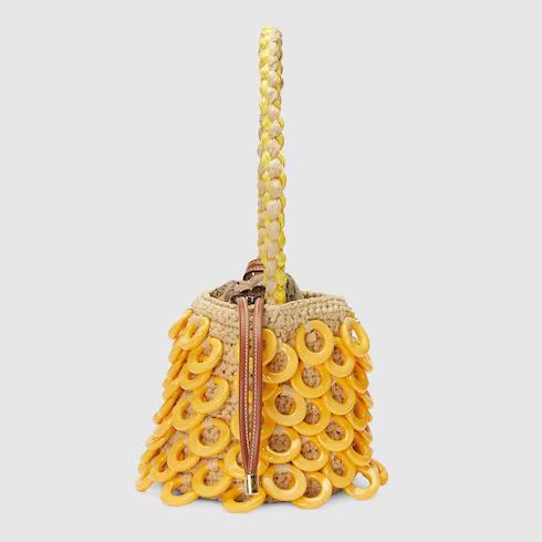 Túi Gucci Mini Top Handle Bag Nữ Màu Vàng
