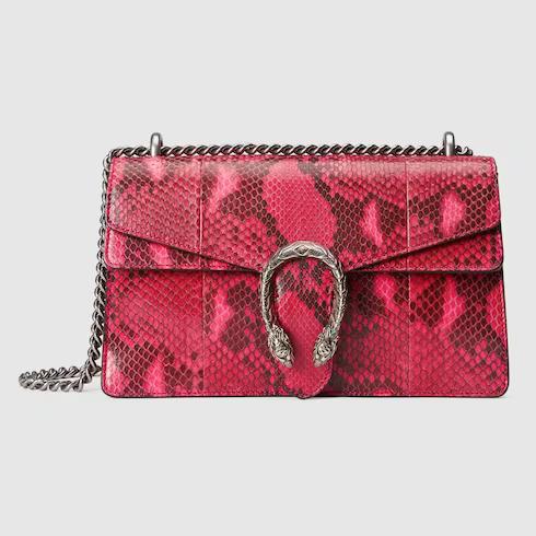 Túi Gucci Dionysus Python Small Shoulder Bag Nữ Màu Hồng