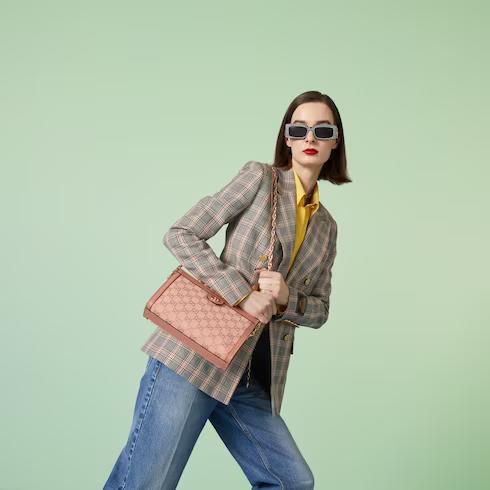 Túi Gucci Ophidia Gg Small Shoulder Bag Nữ Màu Hồng