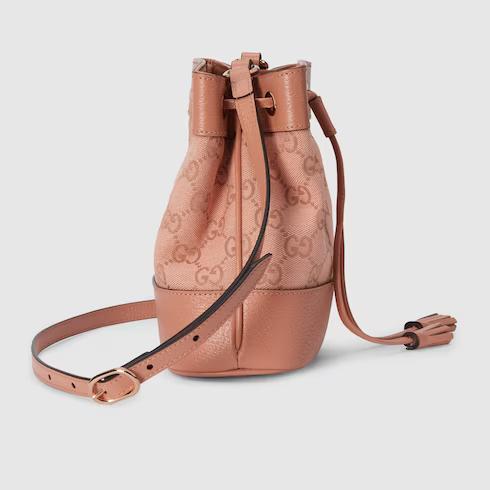 Túi Gucci Ophidia Gg Mini Bucket Bag Nữ Màu Hồng