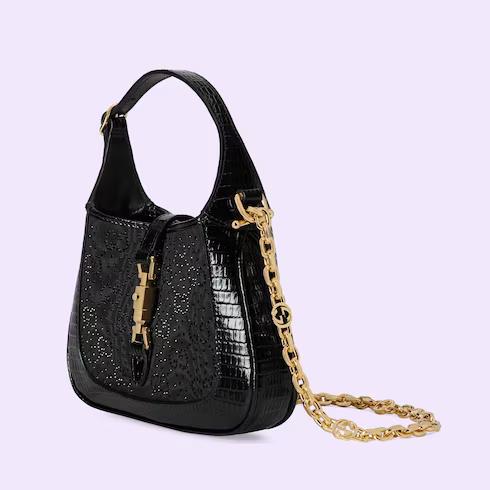 Túi Gucci Jackie 1961 Gg Crystal Mini Bag Nữ Màu Đen