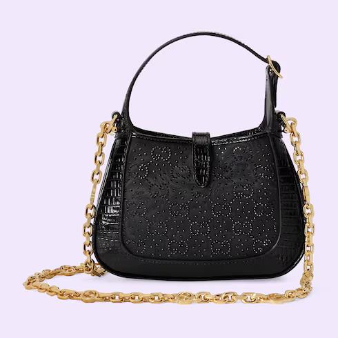 Túi Gucci Jackie 1961 Gg Crystal Mini Bag Nữ Màu Đen