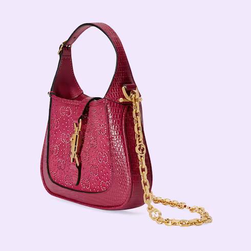 Túi Gucci Jackie 1961 Gg Crystal Mini Bag Nữ Màu Đỏ