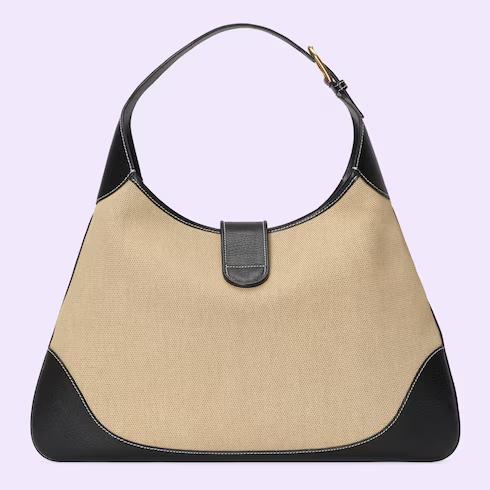 Túi Gucci Aphrodite Large Shoulder Bag Nữ Màu Be Đen