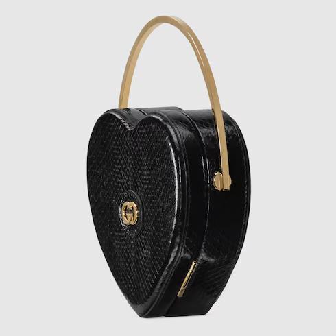 Túi Gucci Broadway Mini Python Top Handle Bag Nữ Màu Đen