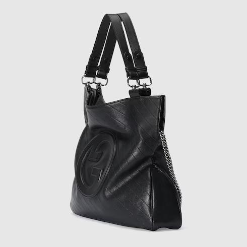 Túi Gucci Blondie Medium Tote Bag Nữ Màu Đen