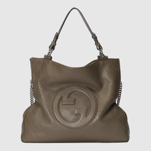 Túi Gucci Blondie Medium Tote Bag Nữ Màu Nâu