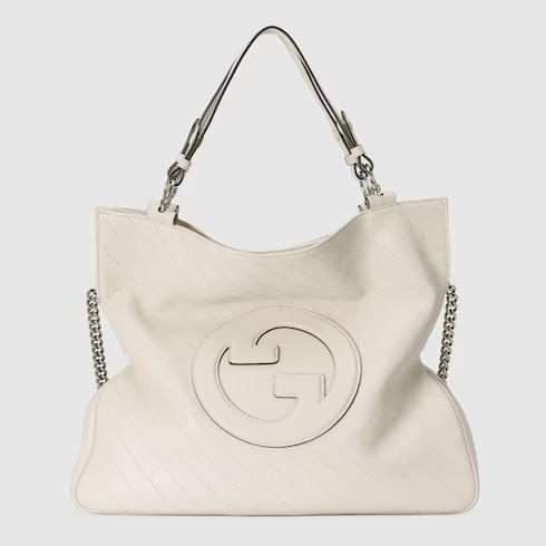 Túi Gucci Blondie Medium Tote Bag Nữ Màu Trắng