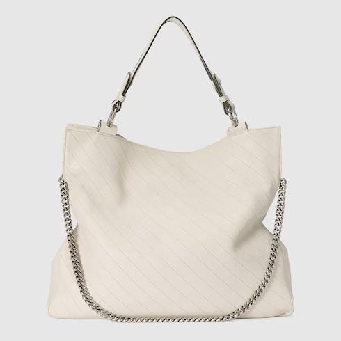 Túi Gucci Blondie Medium Tote Bag Nữ Màu Trắng