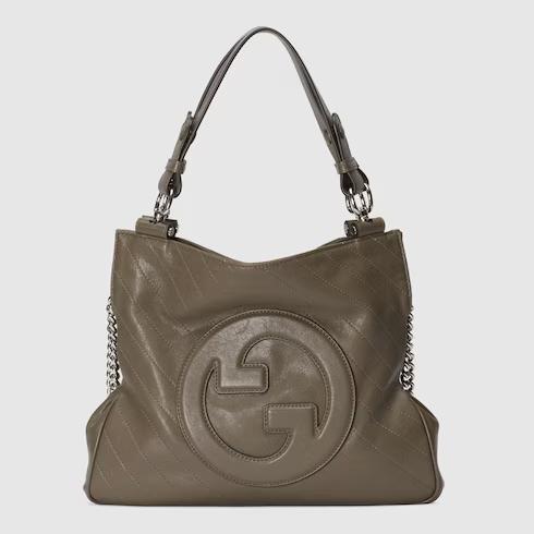 Túi Gucci Blondie Small Tote Bag Nữ Màu Nâu