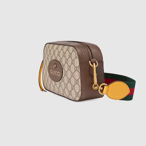 Túi Gucci Neo Vintage Gg Supreme Messenger Bag Nữ Màu Be Nâu