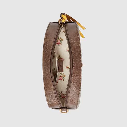 Túi Gucci Neo Vintage Gg Supreme Messenger Bag Nữ Màu Be Nâu