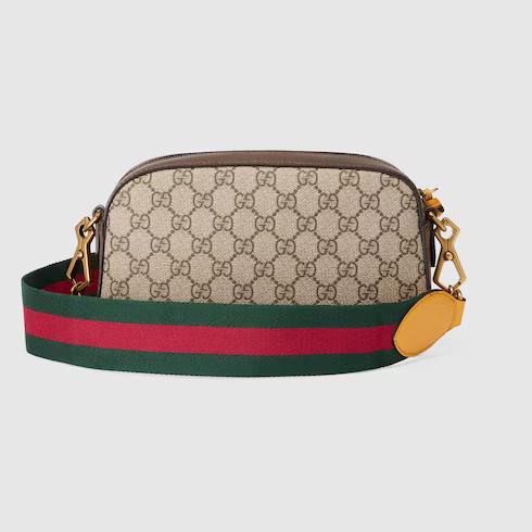 Túi Gucci Neo Vintage Gg Supreme Messenger Bag Nữ Màu Be Nâu