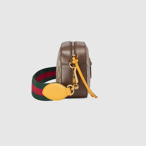 Túi Gucci Neo Vintage Gg Supreme Messenger Bag Nữ Màu Be Nâu