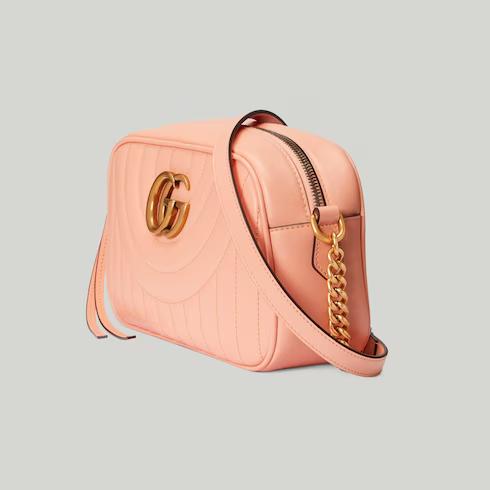 Túi Gucci GG Marmont Shoulder Bag Nữ Màu Hồng Sữa