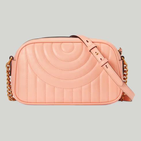 Túi Gucci GG Marmont Shoulder Bag Nữ Màu Hồng Sữa