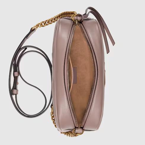 Túi Gucci GG Marmont Small Shoulder Bag Nữ Màu Hồng Đậm