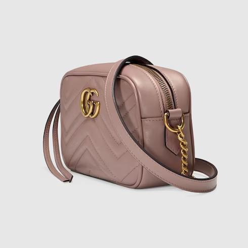 Túi Gucci GG Marmont Mini Shoulder Bag Nữ Màu Hồng