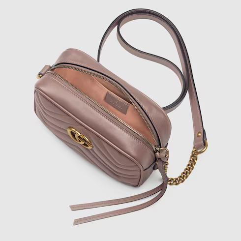 Túi Gucci GG Marmont Mini Shoulder Bag Nữ Màu Hồng