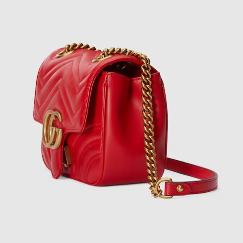 Túi Gucci GG Marmont Mini Shoulder Bag Nữ Màu Đỏ