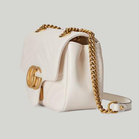 Túi Gucci GG Marmont Mini Shoulder Bag Nữ Màu Trắng