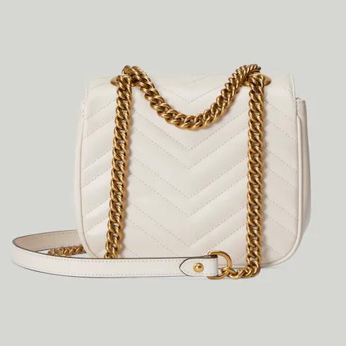 Túi Gucci GG Marmont Mini Shoulder Bag Nữ Màu Trắng