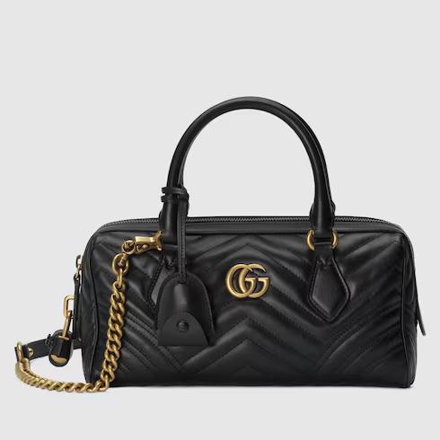 Túi Gucci GG Marmont Small Top Handle Bag Nữ Màu Đen