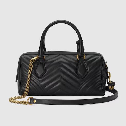 Túi Gucci GG Marmont Small Top Handle Bag Nữ Màu Đen