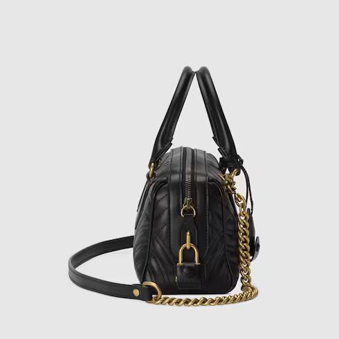 Túi Gucci GG Marmont Small Top Handle Bag Nữ Màu Đen