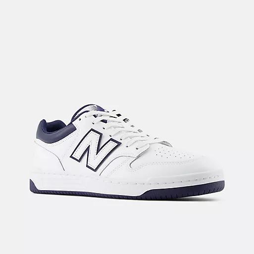 Giày New Balance 480 Nữ Màu Trắng Xanh Navy