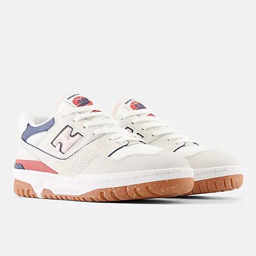 Giày New Balance 550 Nữ Màu Trắng Hồng