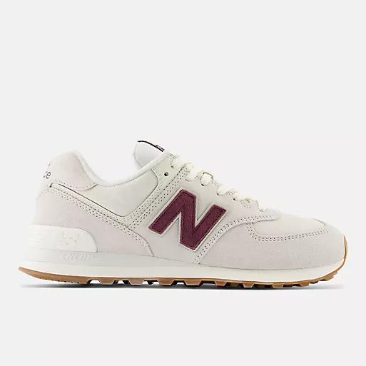 Giày New Balance 574 Nữ Màu Trắng Nâu