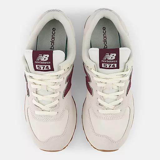 Giày New Balance 574 Nữ Màu Trắng Nâu