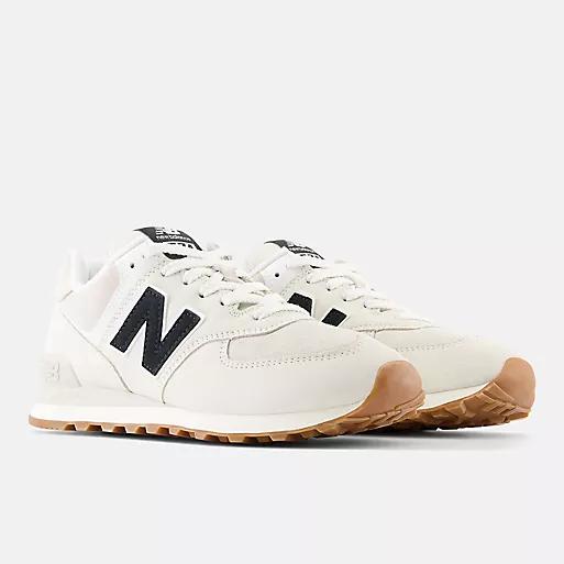 Giày New Balance 574 Nữ Màu Trắng Đen