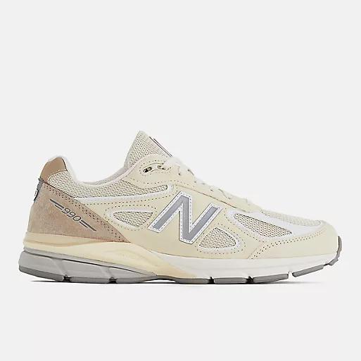 Giày New Balance Made In Usa 990V4 Nữ Màu Trắng Be