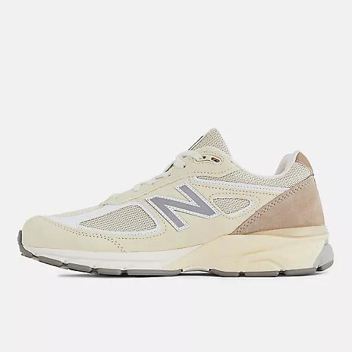 Giày New Balance Made In Usa 990V4 Nữ Màu Trắng Be