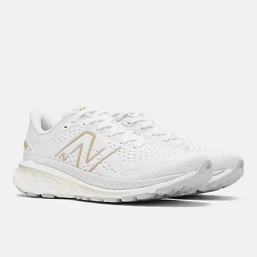 Giày New Balance Fresh Foam X 860V13 Nữ Màu Trắng Vàng Nhạt