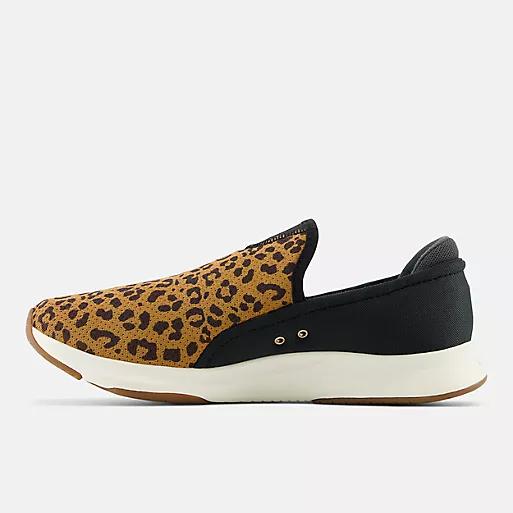 Giày New Balance Dynasoft Nergize Slip On Nữ Màu Đen Da Báo