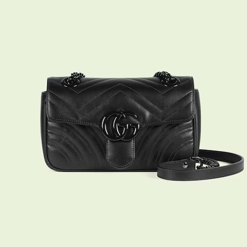 Túi Gucci GG Marmont Mini Shoulder Bag Nữ Màu Đen Vuông