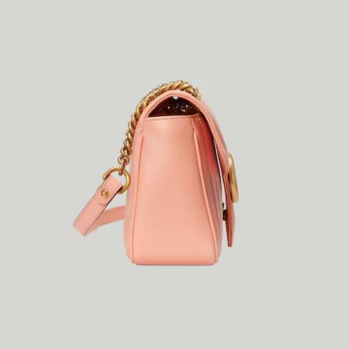 Túi Gucci GG Marmont Small Shoulder Bag Nữ Màu Hồng Sữa