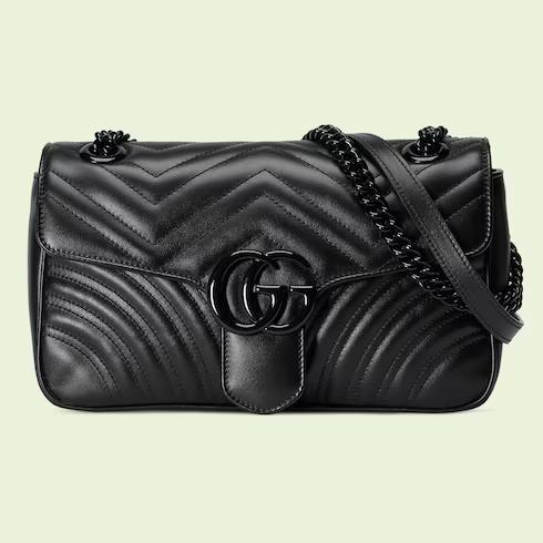 Túi Gucci GG Marmont Small Shoulder Bag Nữ Màu Đen Dài