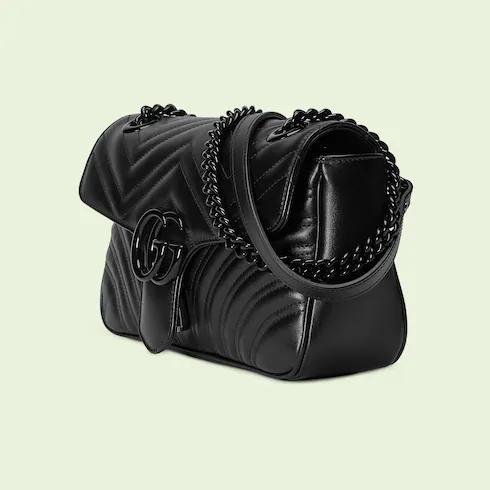 Túi Gucci GG Marmont Small Shoulder Bag Nữ Màu Đen Dài