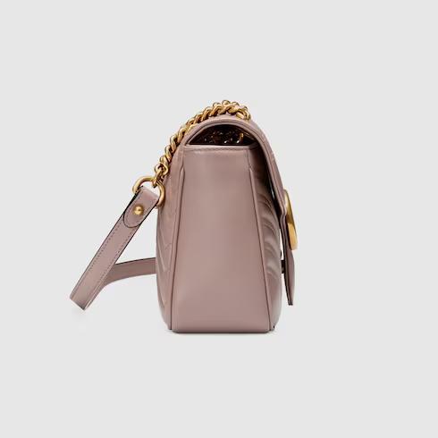 Túi Gucci GG Marmont Small Shoulder Bag Nữ Màu Hồng Phấn