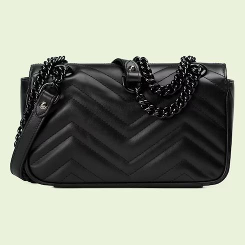 Túi Gucci GG Marmont Mini Shoulder Bag Nữ Màu Đen Vuông