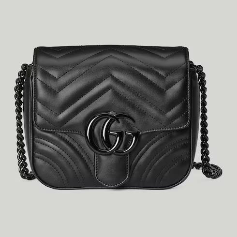 Túi Gucci GG Marmont Matelassé Shoulder Bag Nữ Màu Đen