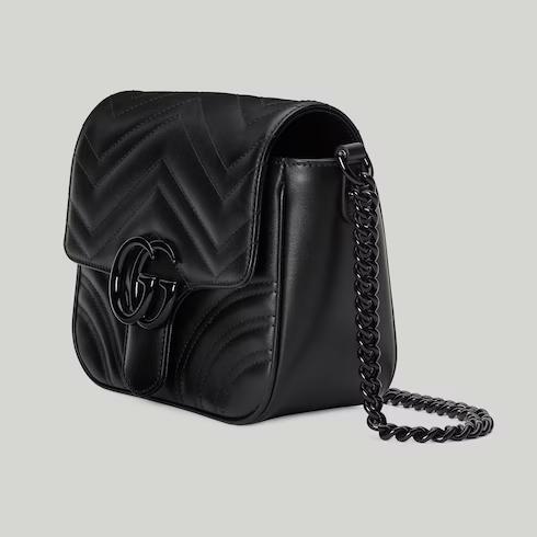 Túi Gucci GG Marmont Matelassé Shoulder Bag Nữ Màu Đen