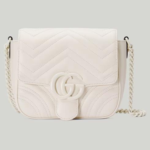 Túi Gucci GG Marmont Matelassé Mini Shoulder Bag Nữ Màu Trắng